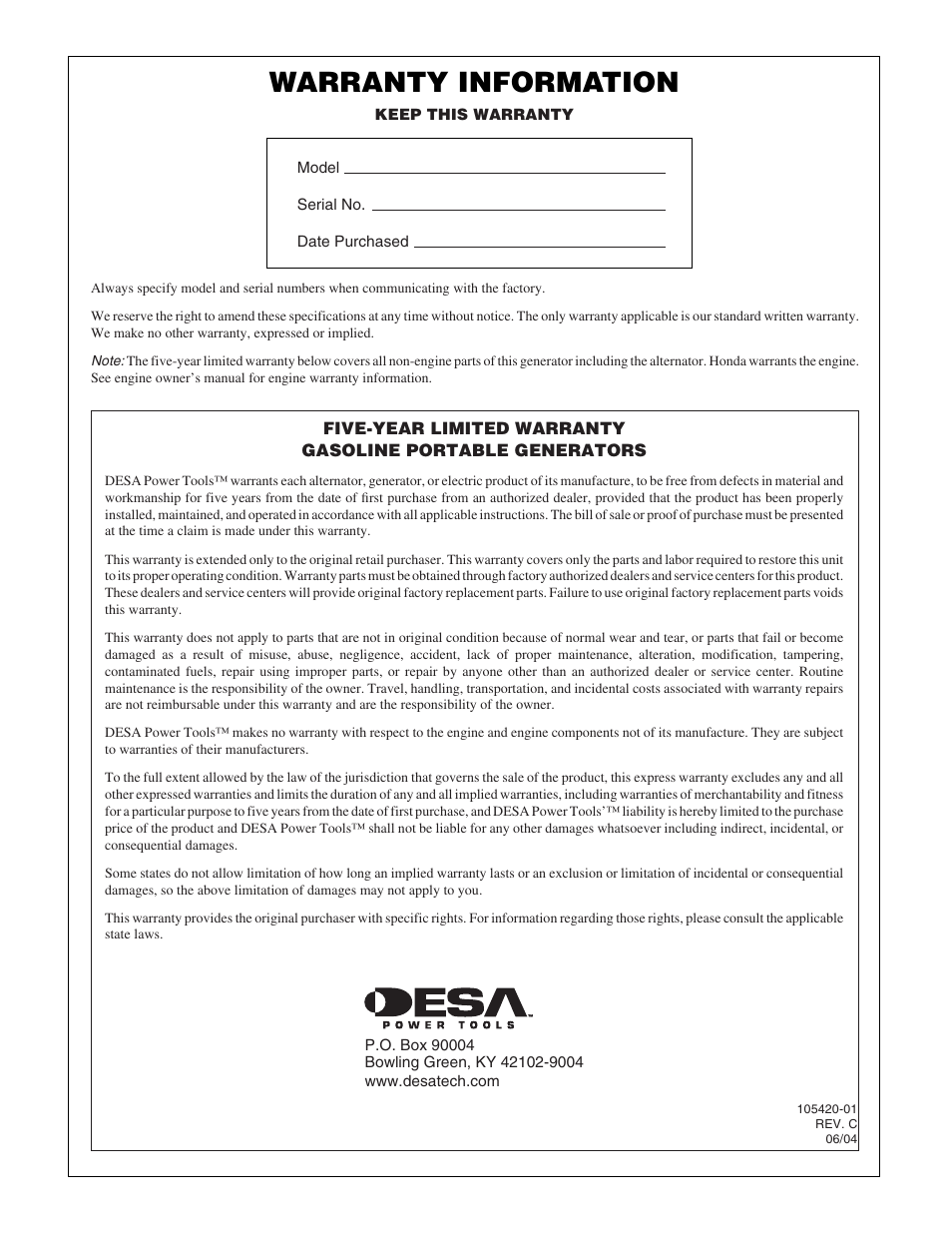 Warranty information | Master Lock MGH3000PR User Manual | Page 28 / 28
