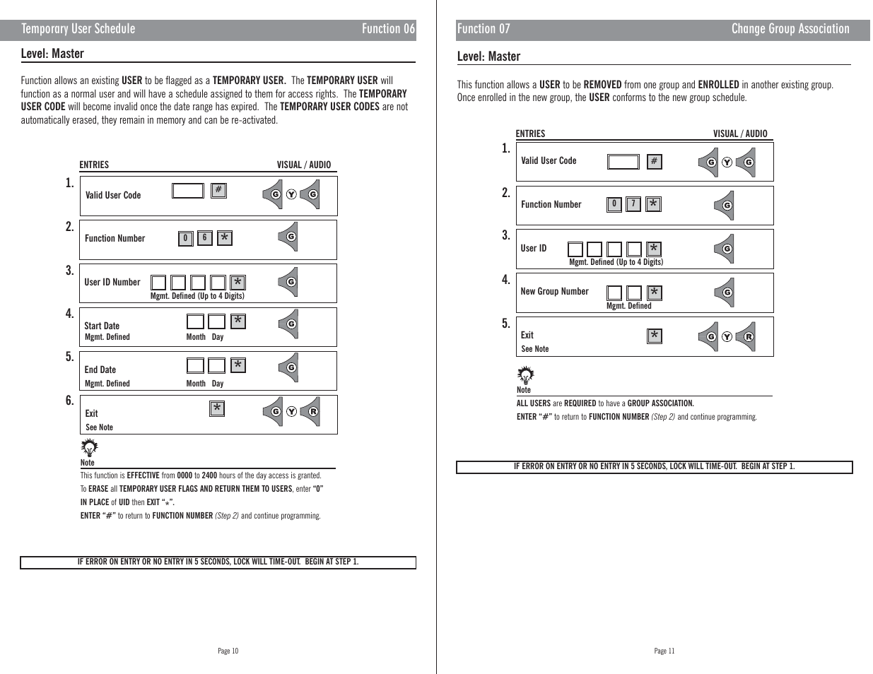 Master Lock E72 User Manual | Page 10 / 21