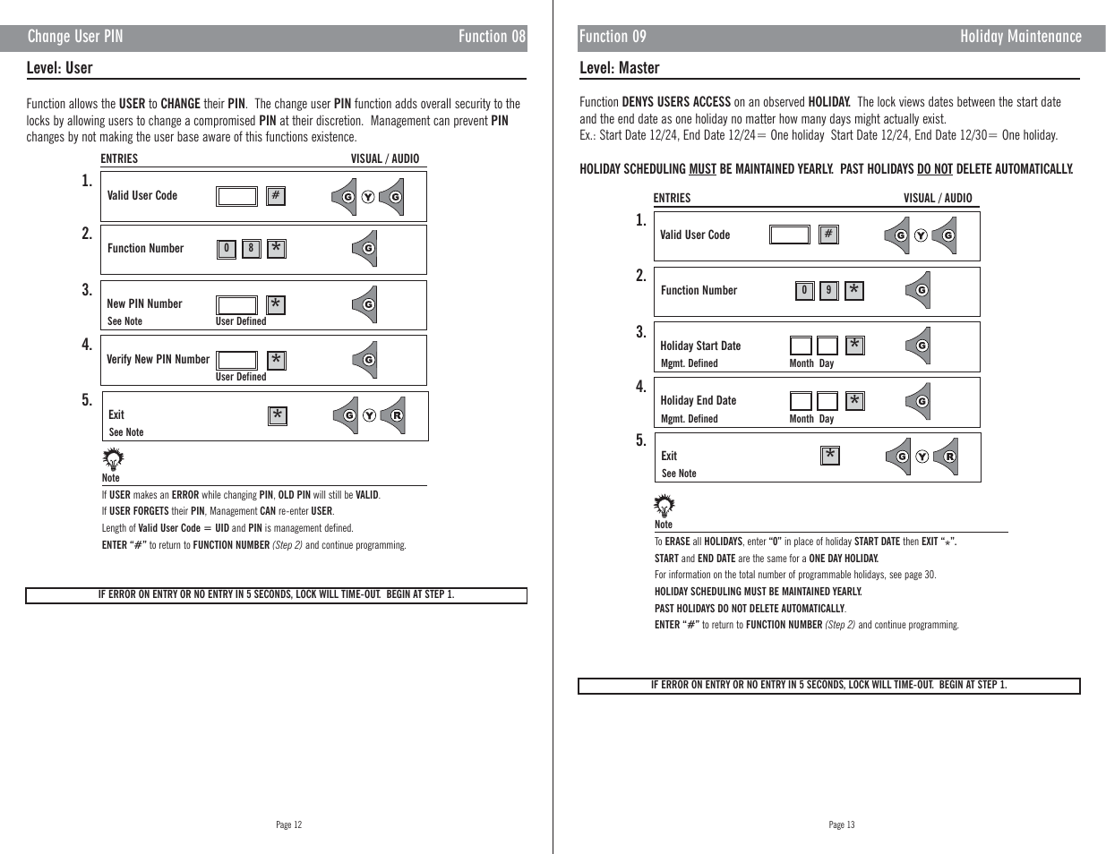 Master Lock E72 User Manual | Page 11 / 21