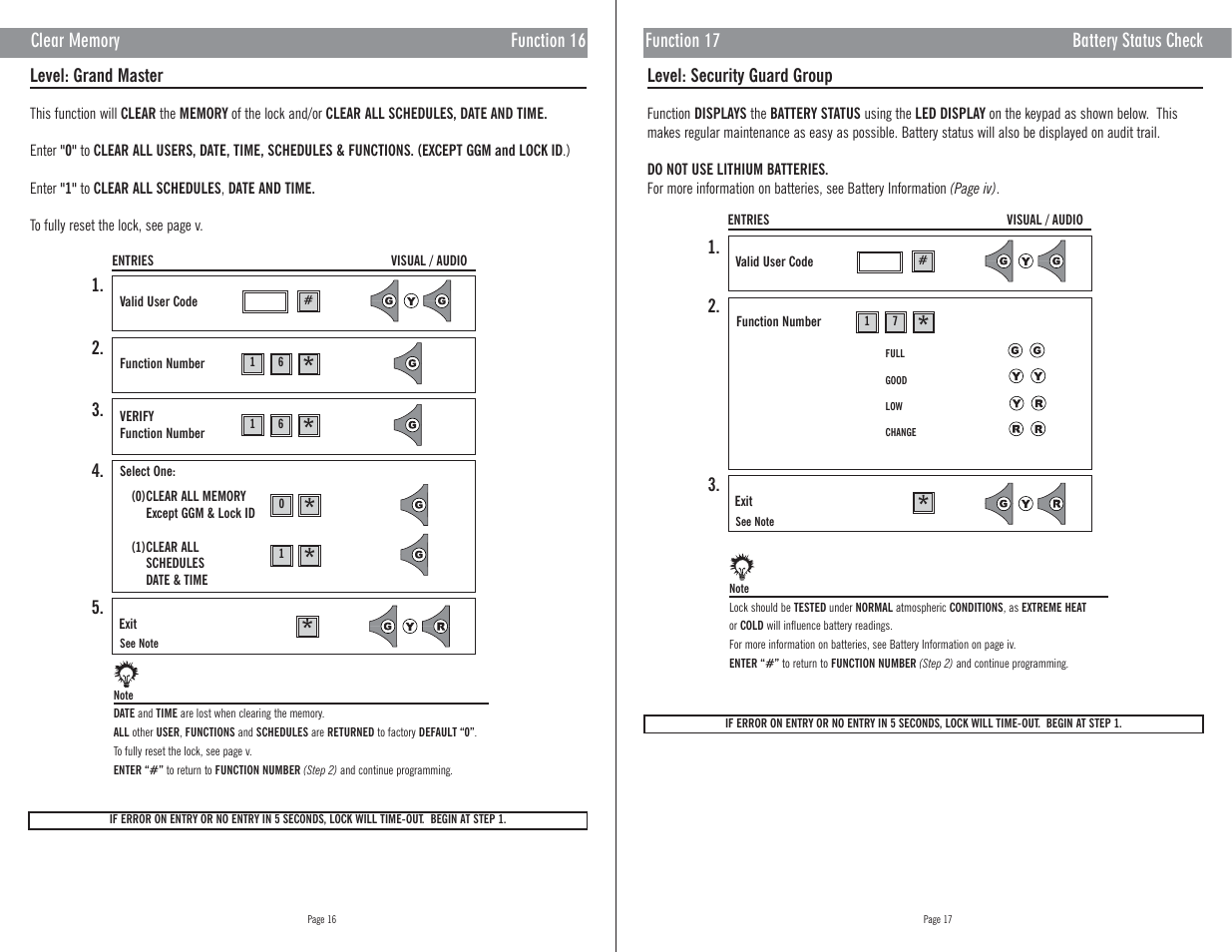 Master Lock E72 User Manual | Page 13 / 21
