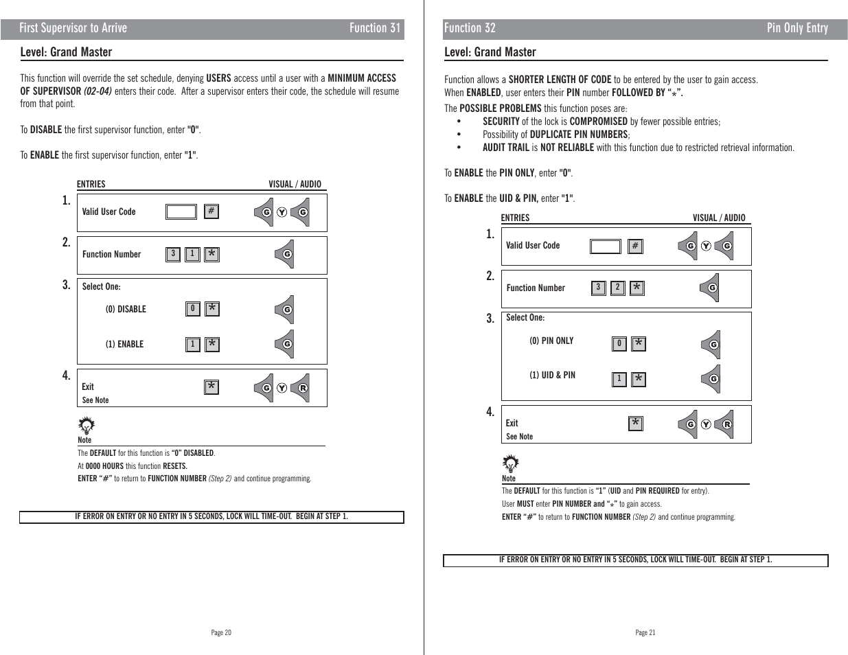 Master Lock E72 User Manual | Page 15 / 21