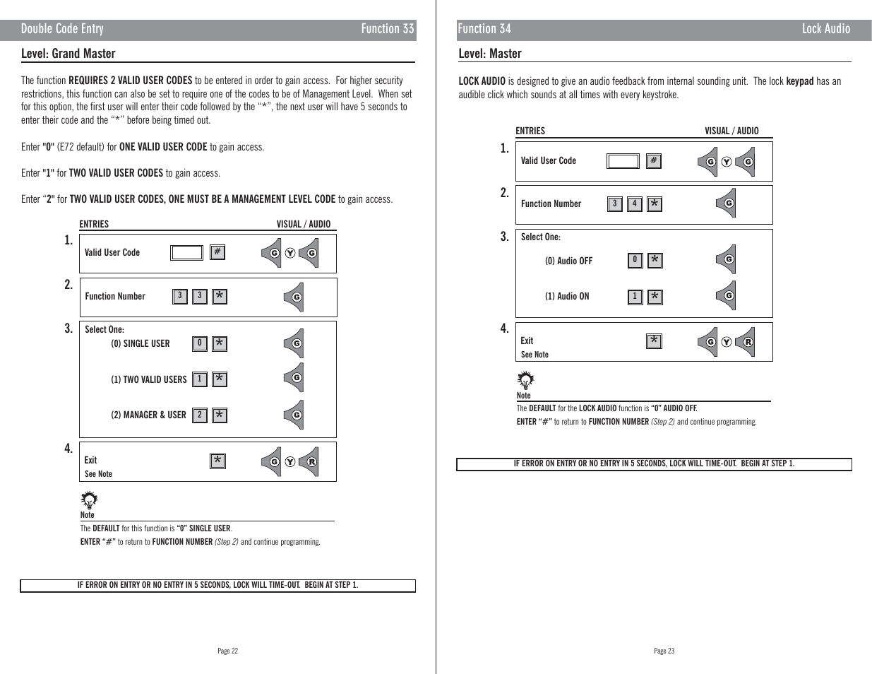Master Lock E72 User Manual | Page 16 / 21