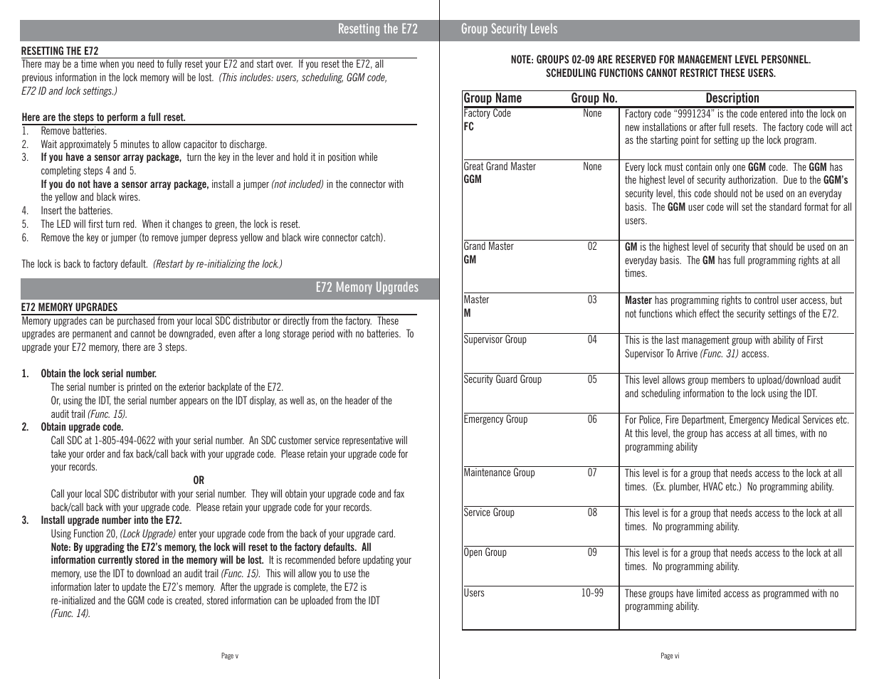 Master Lock E72 User Manual | Page 4 / 21