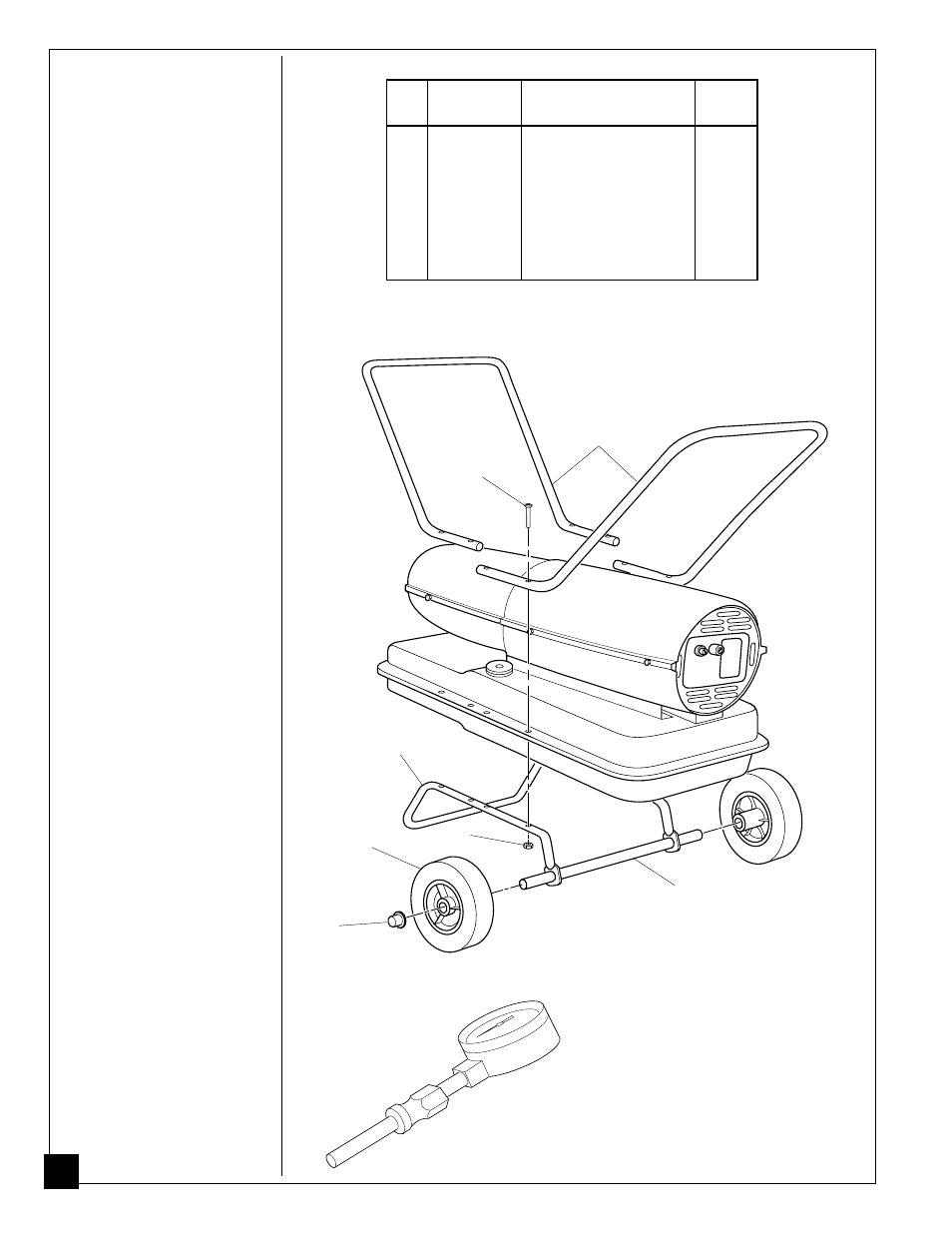 Accessory, Wheels and handles | Master Lock BH150CE User Manual | Page 18 / 80