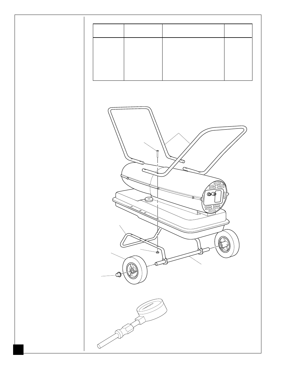 Verrijdbare onderstellen en hendels opmerkingen | Master Lock BH150CE User Manual | Page 78 / 80