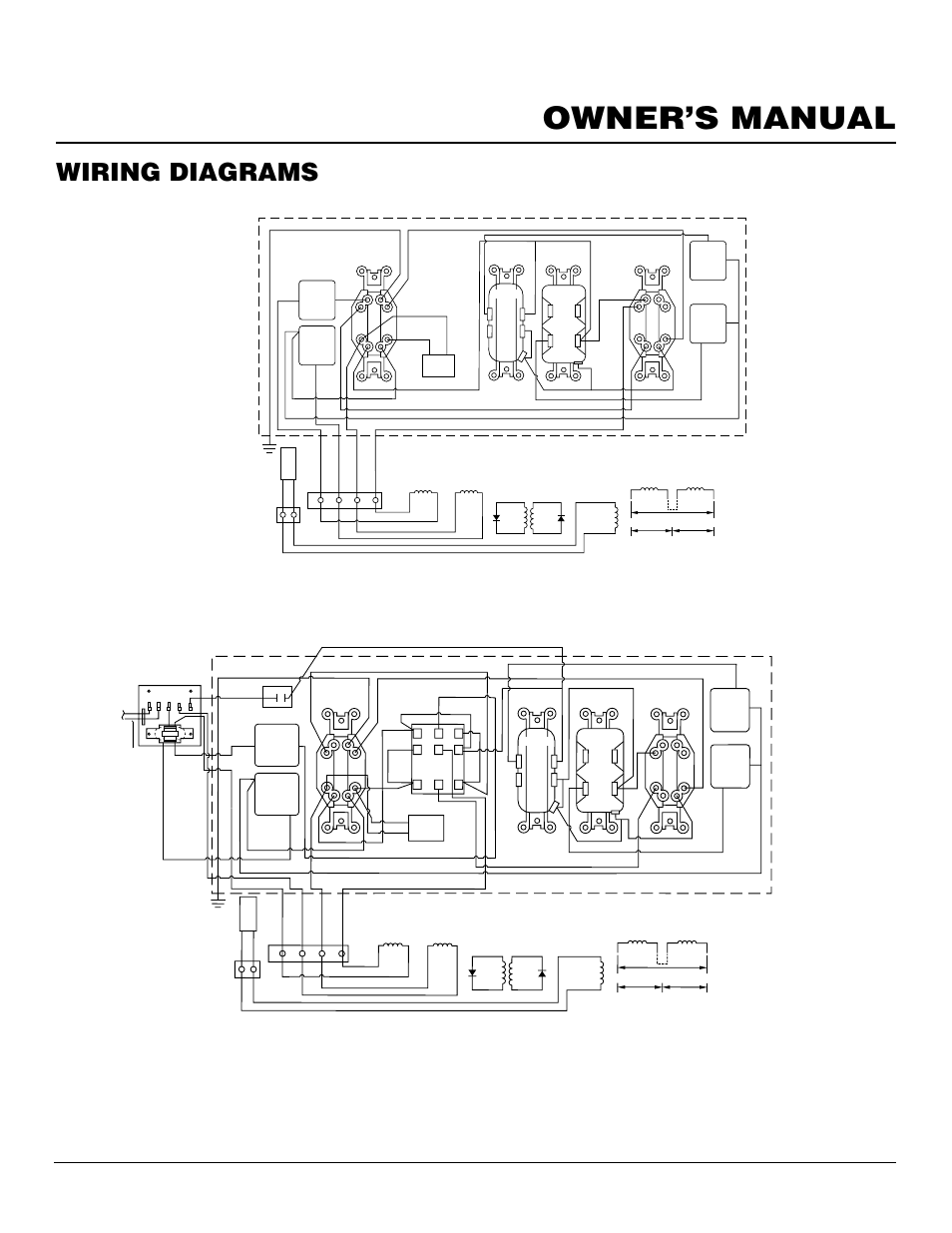 Owner’s manual, Wiring diagrams, Continued | Master Lock HWI3000  EN User Manual | Page 17 / 32