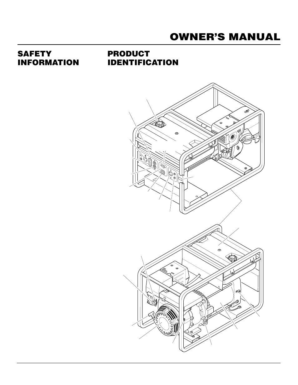 Owner’s manual, Product identification, Safety information | Continued | Master Lock HWI3000  EN User Manual | Page 3 / 32