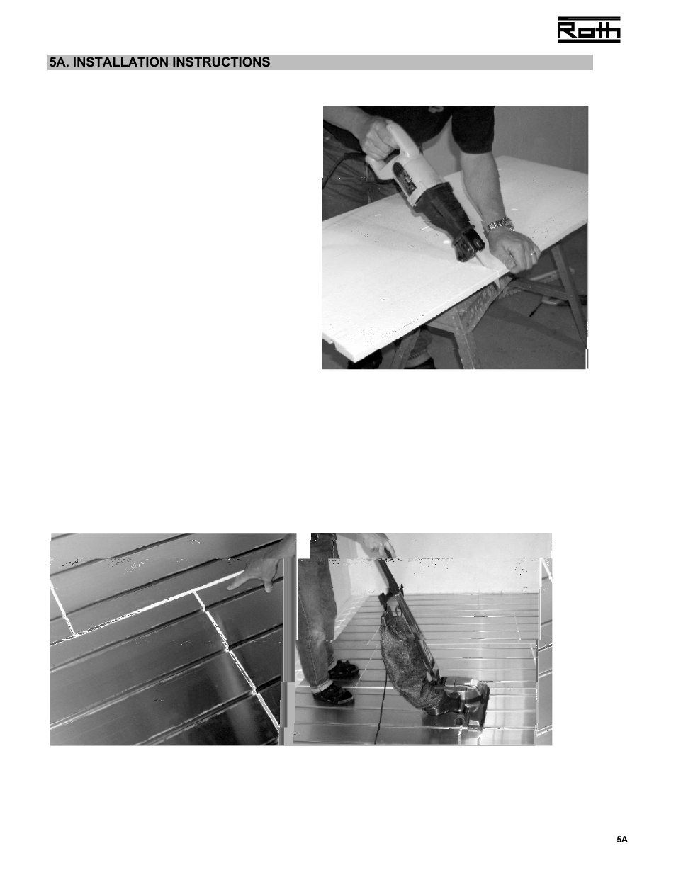 5a.3 installation of the panel (cont.) | Master Lock RADIANT PANEL SYSTEM User Manual | Page 5 / 8