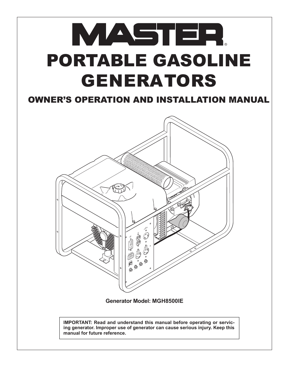 Master Lock MGH8500IE User Manual | 24 pages