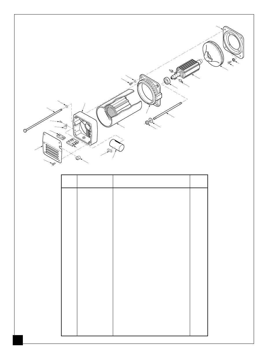 Illustrated parts list | Master Lock MGY5000 User Manual | Page 30 / 36