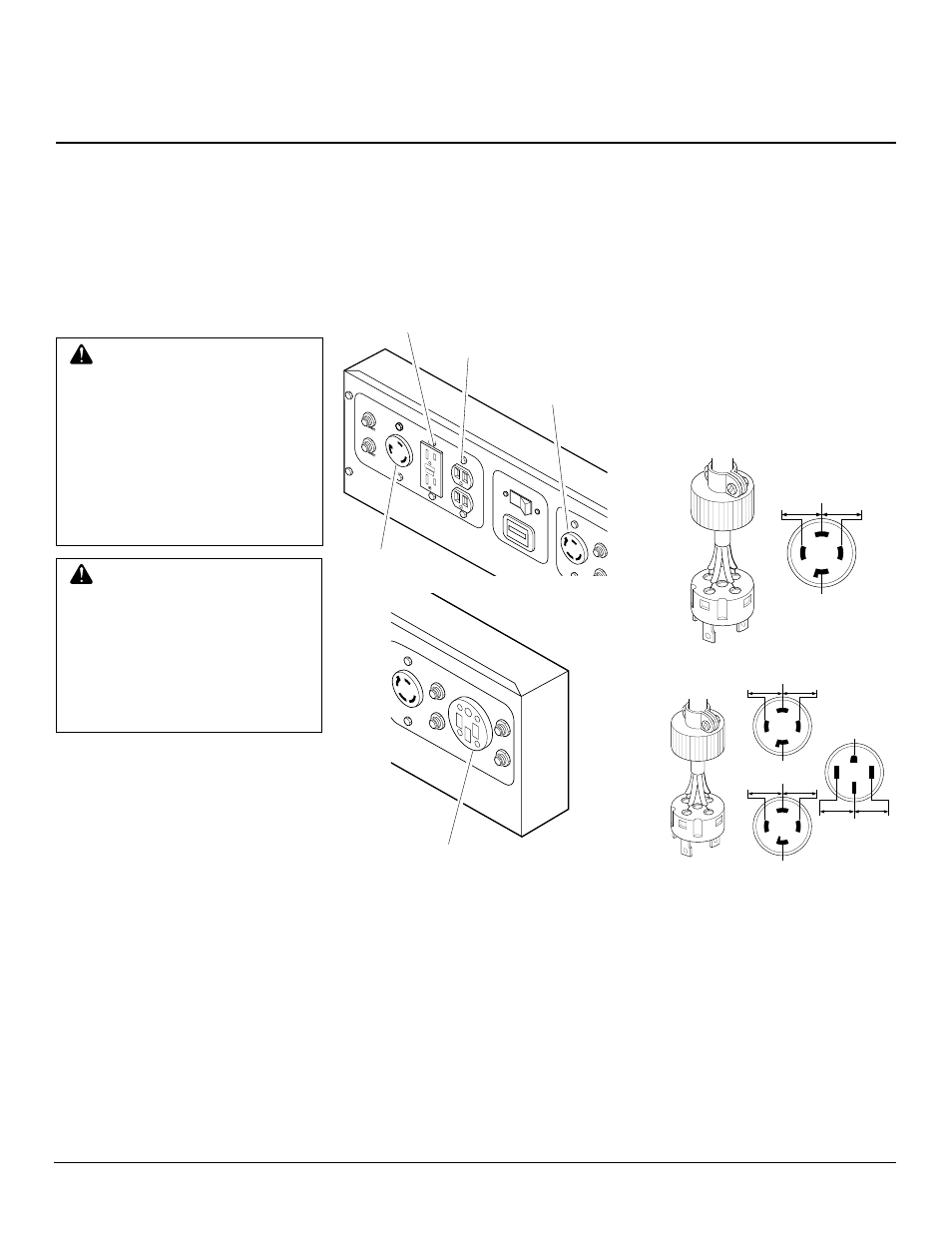 Owner’s manual, Operation, General information | Using receptacle, Power cord and plug requirements, Figure 16 - cord and plug configurations continued | Master Lock HWI3000 User Manual | Page 11 / 28