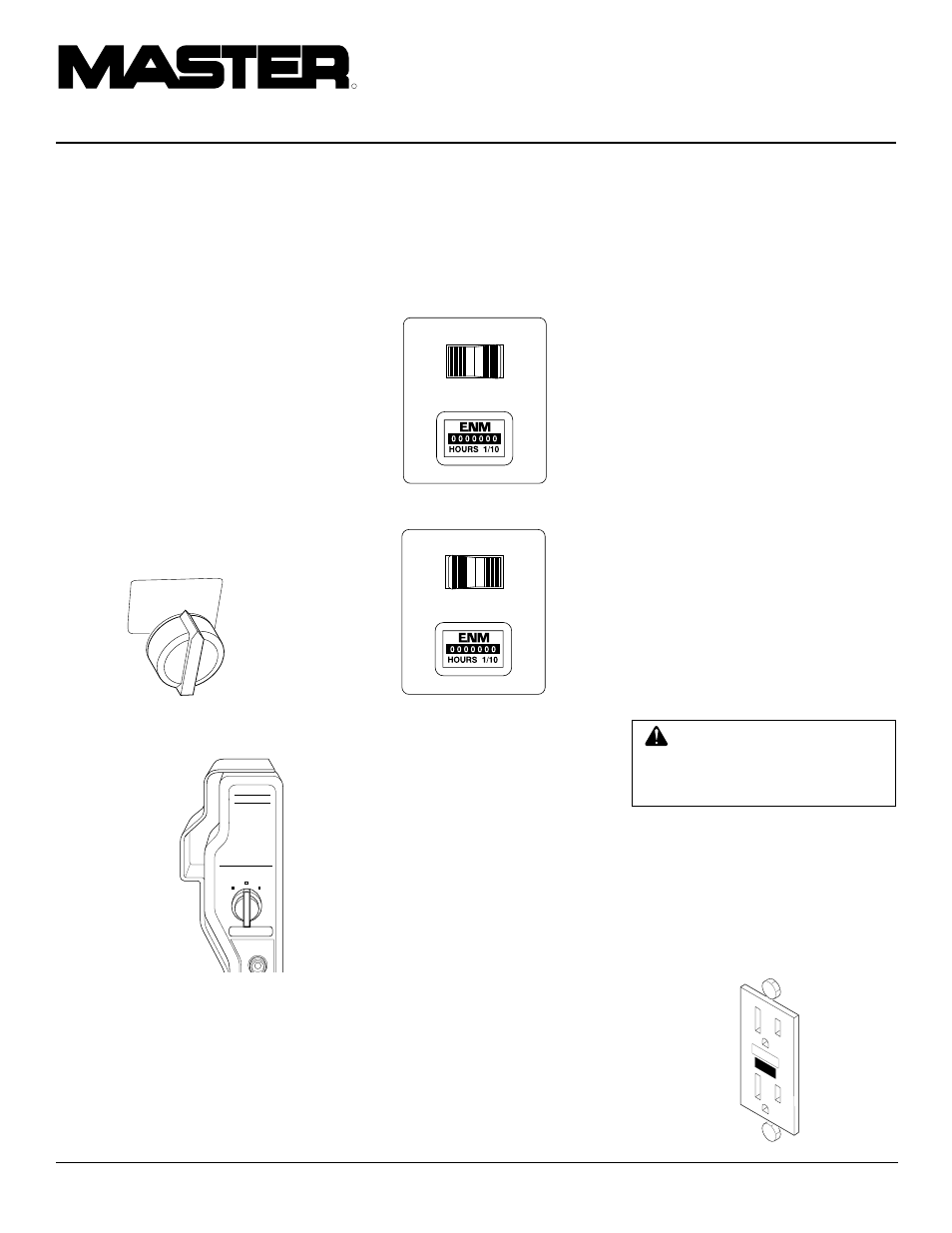 Portable gasoline generators, Generator features, Ground fault circuit interrupter receptacle | Oil alert system, Full power selector switch, Electric start, Test procedure | Master Lock HWI3000 User Manual | Page 6 / 28