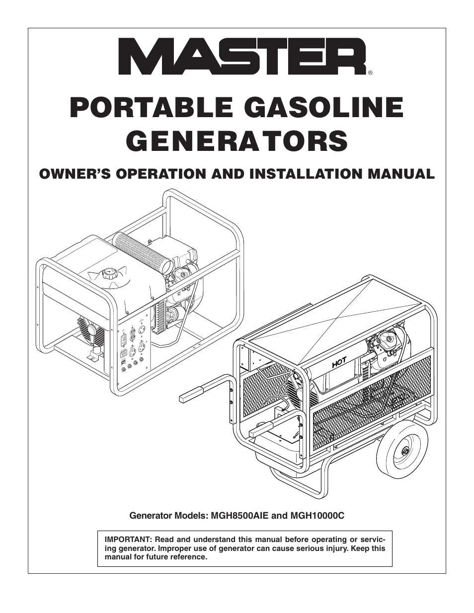 Master Lock MGH8500AIE User Manual | 28 pages