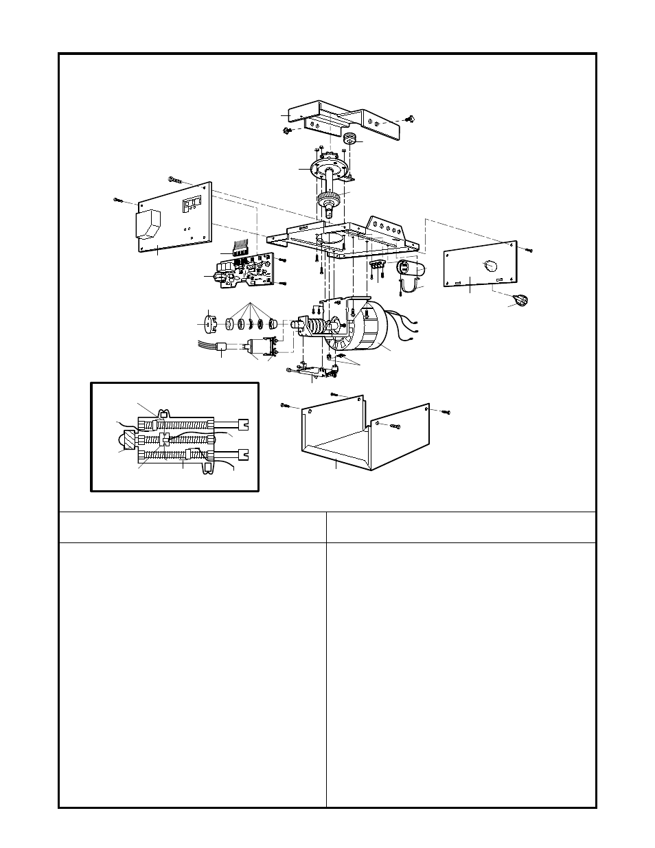 Opener assembly parts, Repair parts | Master Lock ATS 211 User Manual | Page 29 / 32