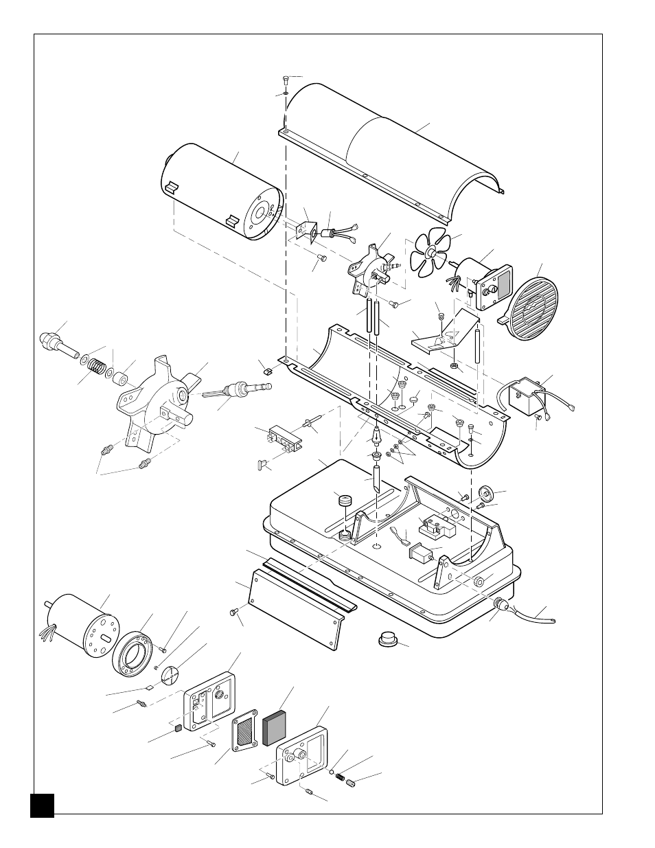 Illustrated parts breakdown | Master Lock BR150CE User Manual | Page 16 / 20