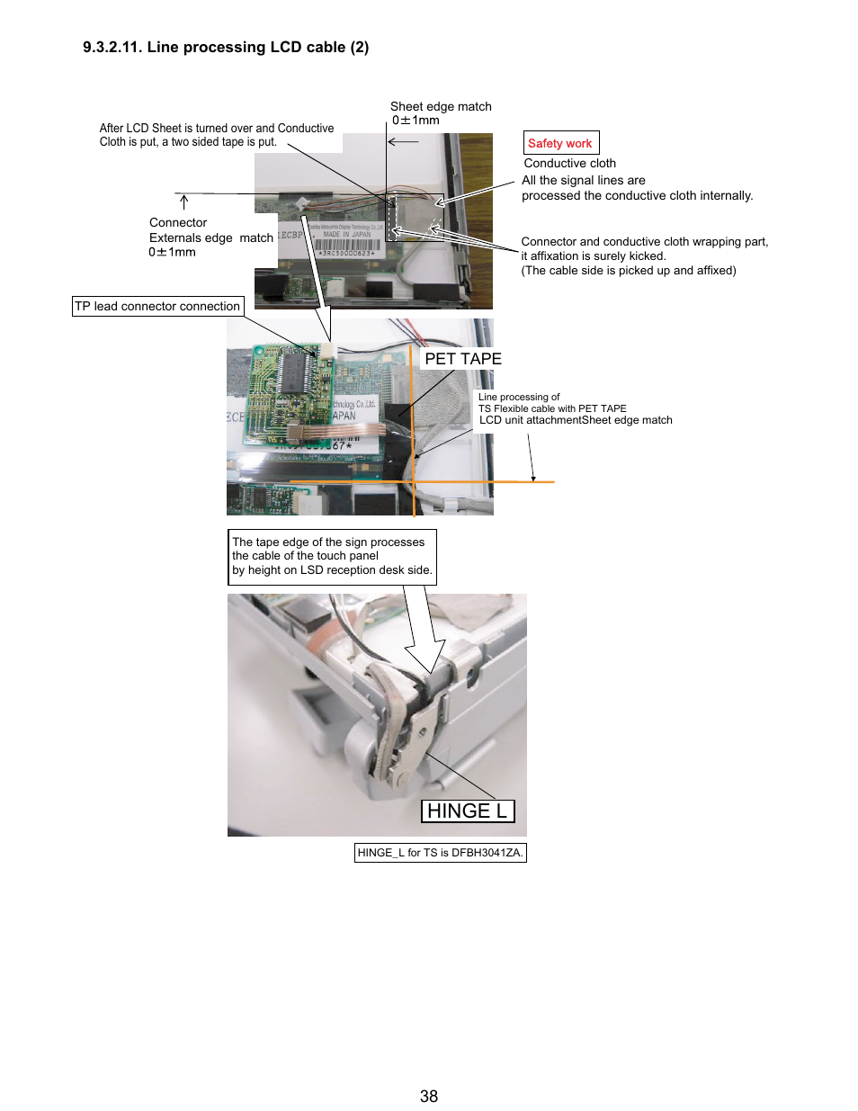 Hinge l | Matsushita CF-T5LWETZ1 2 User Manual | Page 38 / 104