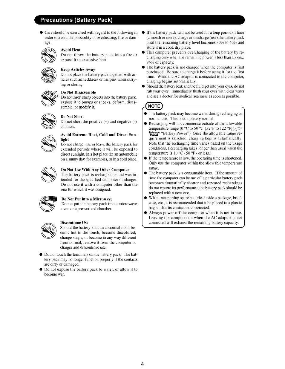 Matsushita CF-T5LWETZ1 2 User Manual | Page 4 / 104