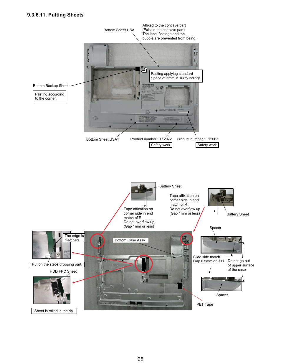 Putting sheets | Matsushita CF-T5LWETZ1 2 User Manual | Page 68 / 104