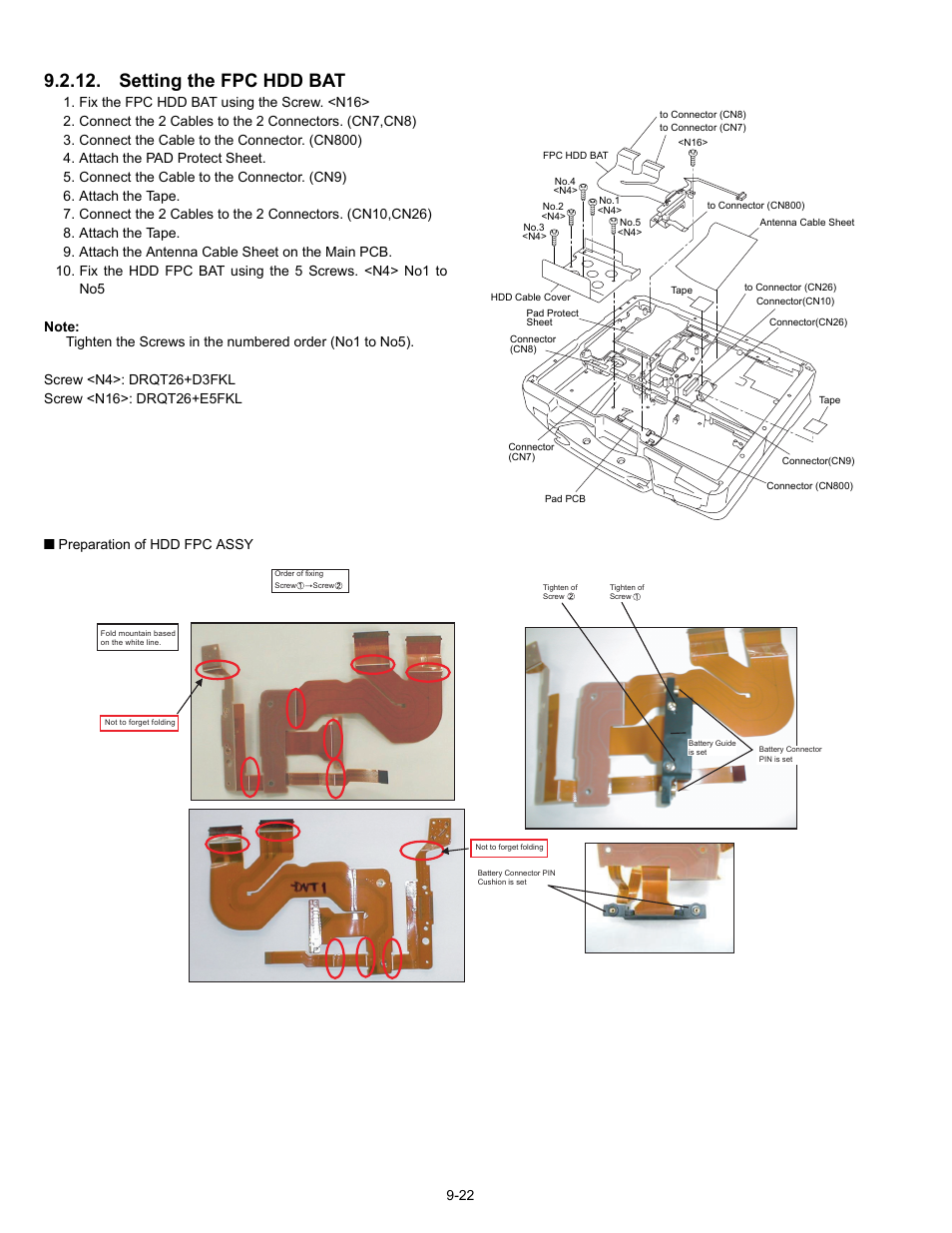 Setting the fpc hdd bat | Matsushita CF-30 User Manual | Page 44 / 81