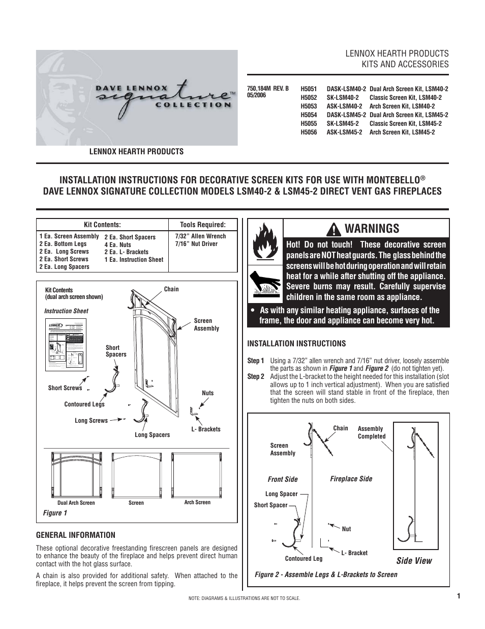 Matsushita LSM40-2 User Manual | 2 pages