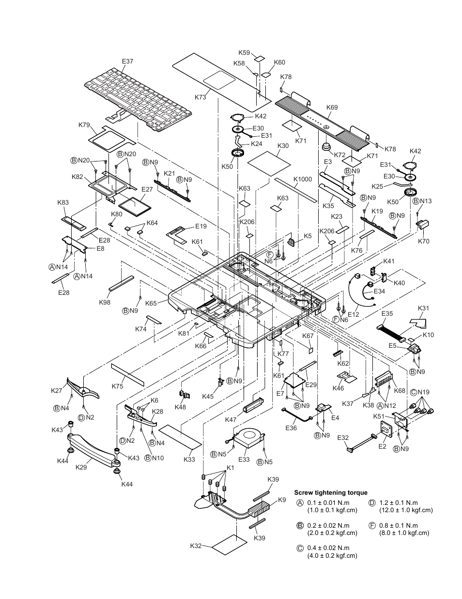 10 exploded view | Matsushita CF-74ECBAXBM User Manual | Page 46 / 50
