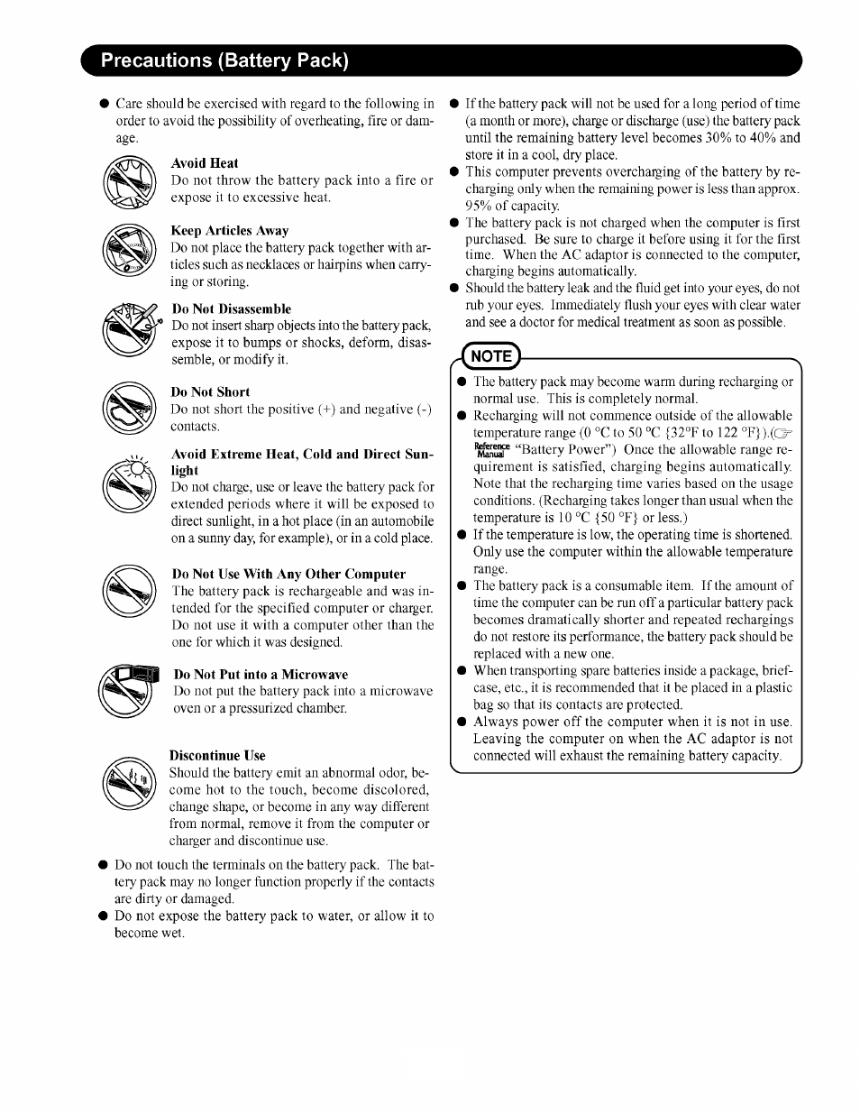 Matsushita CF-74ECBAXBM User Manual | Page 5 / 50