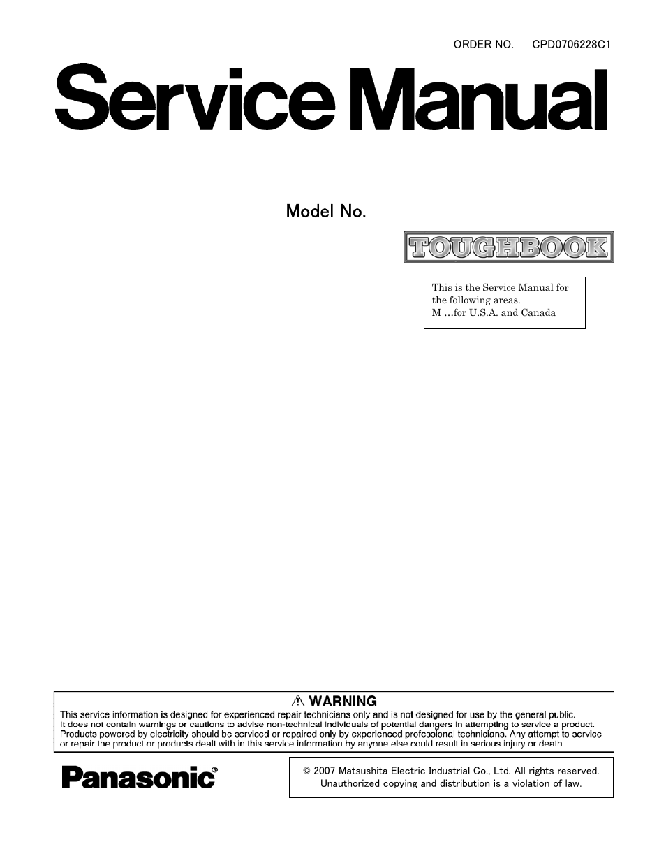 Matsushita CF-52AJYZDZM User Manual | 87 pages