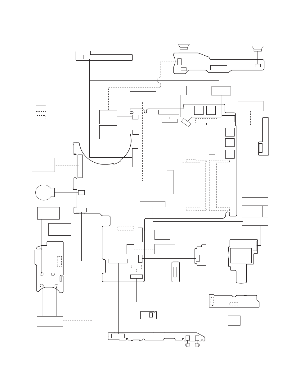 8 wiring connection diagram, Serial pcb sw led mdc pcb main pcb bt pcb sd pcb | Matsushita CF-52AJYZDZM User Manual | Page 23 / 87