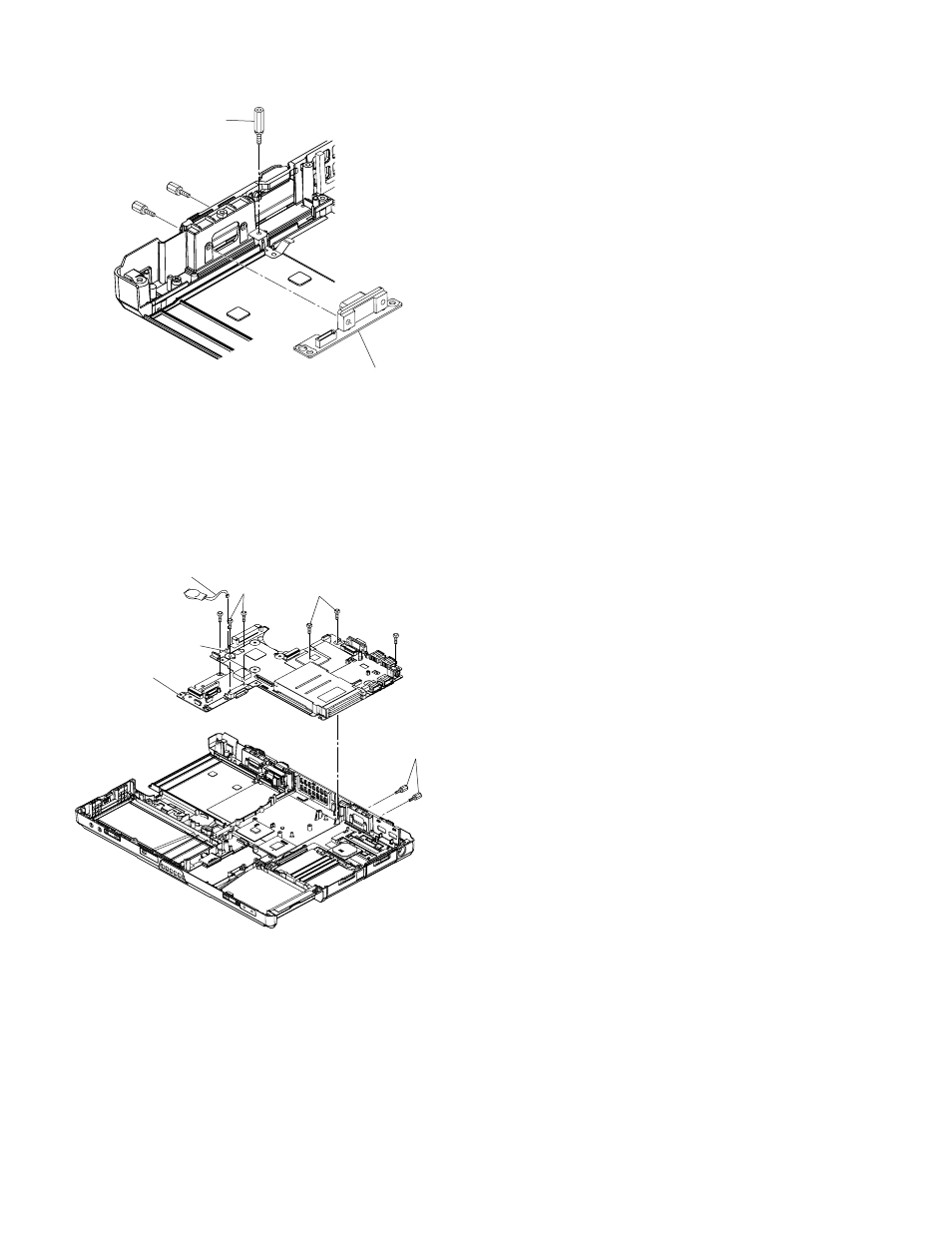 Removing the serial pcb, Removing the main high pcb | Matsushita CF-52AJYZDZM User Manual | Page 34 / 87