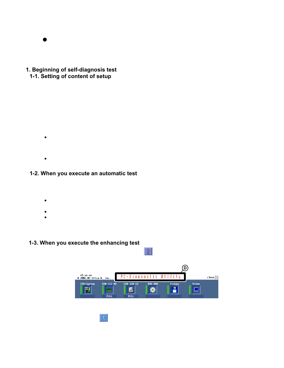 7 self diagnosis test | Matsushita CF-W5LWEZZ1 2 User Manual | Page 18 / 117