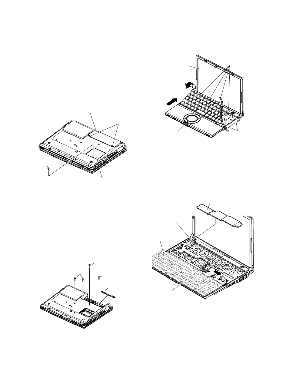 Disassembly lnstructions, Preparation, Removing the keyboard | Matsushita CF-W5LWEZZ1 2 User Manual | Page 25 / 117