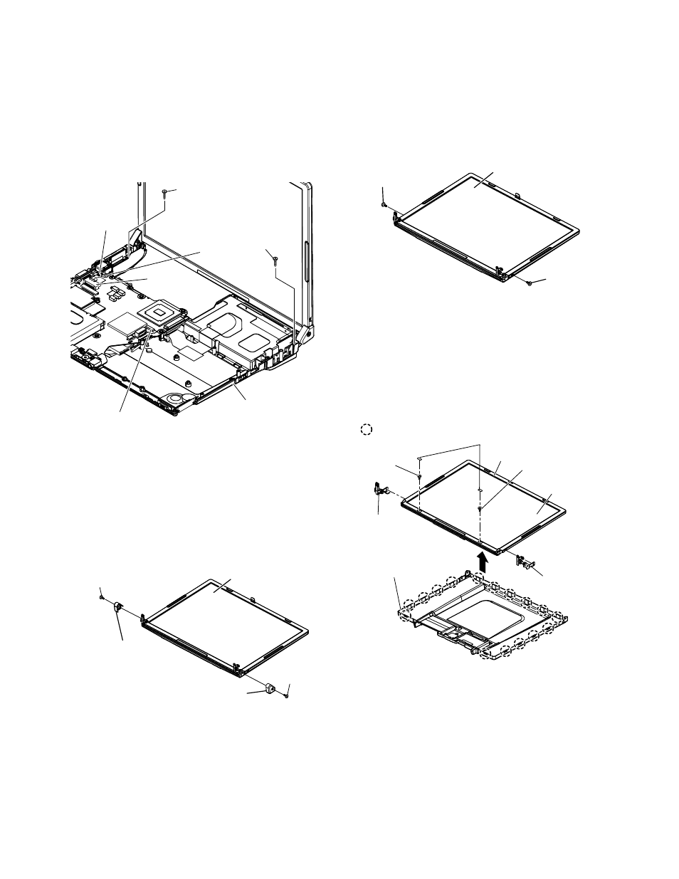 Removing the lcd unit and the lcd rear, Removing the lcd unit | Matsushita CF-W5LWEZZ1 2 User Manual | Page 33 / 117