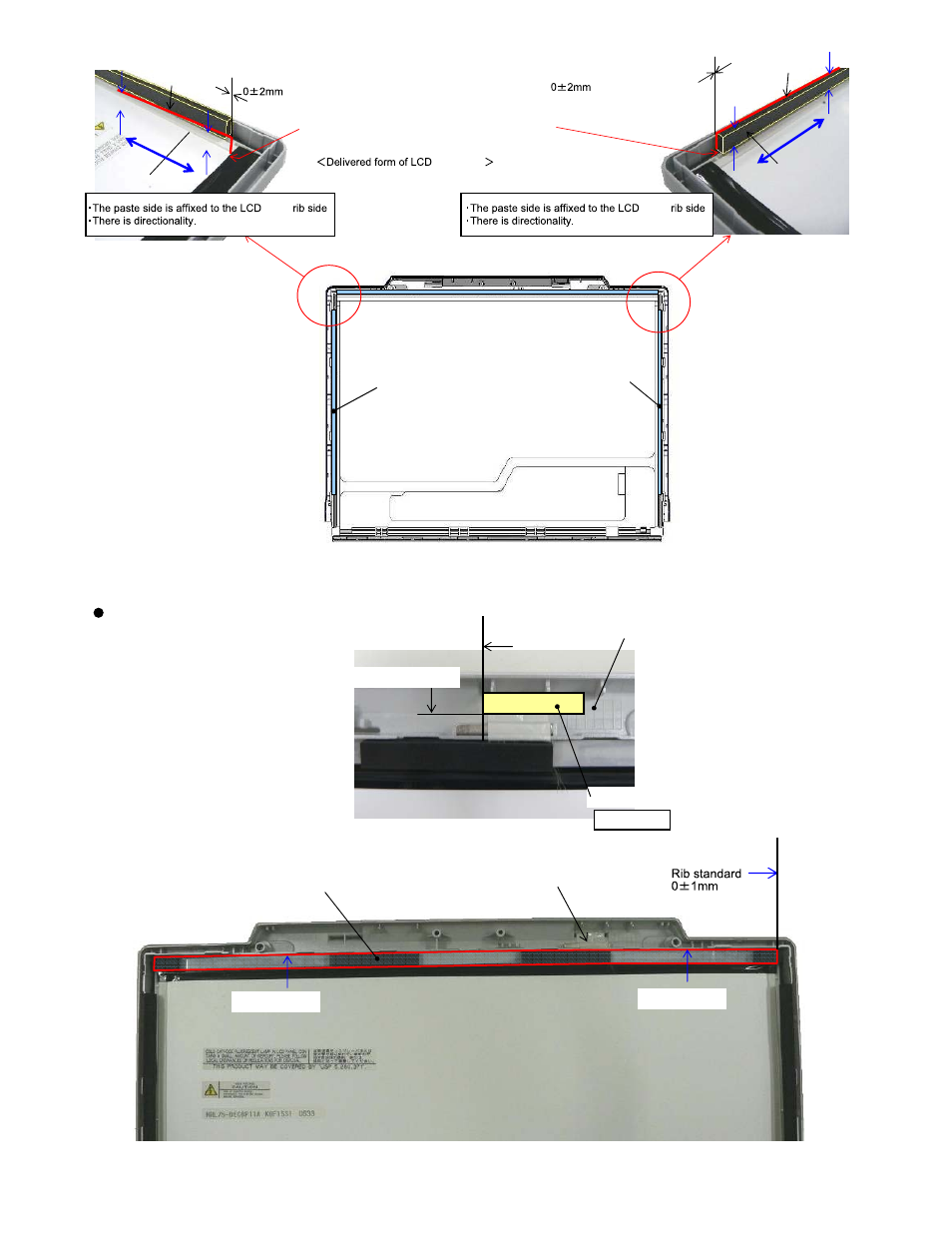 Assembly of the lcd dumper | Matsushita CF-W5LWEZZ1 2 User Manual | Page 39 / 117