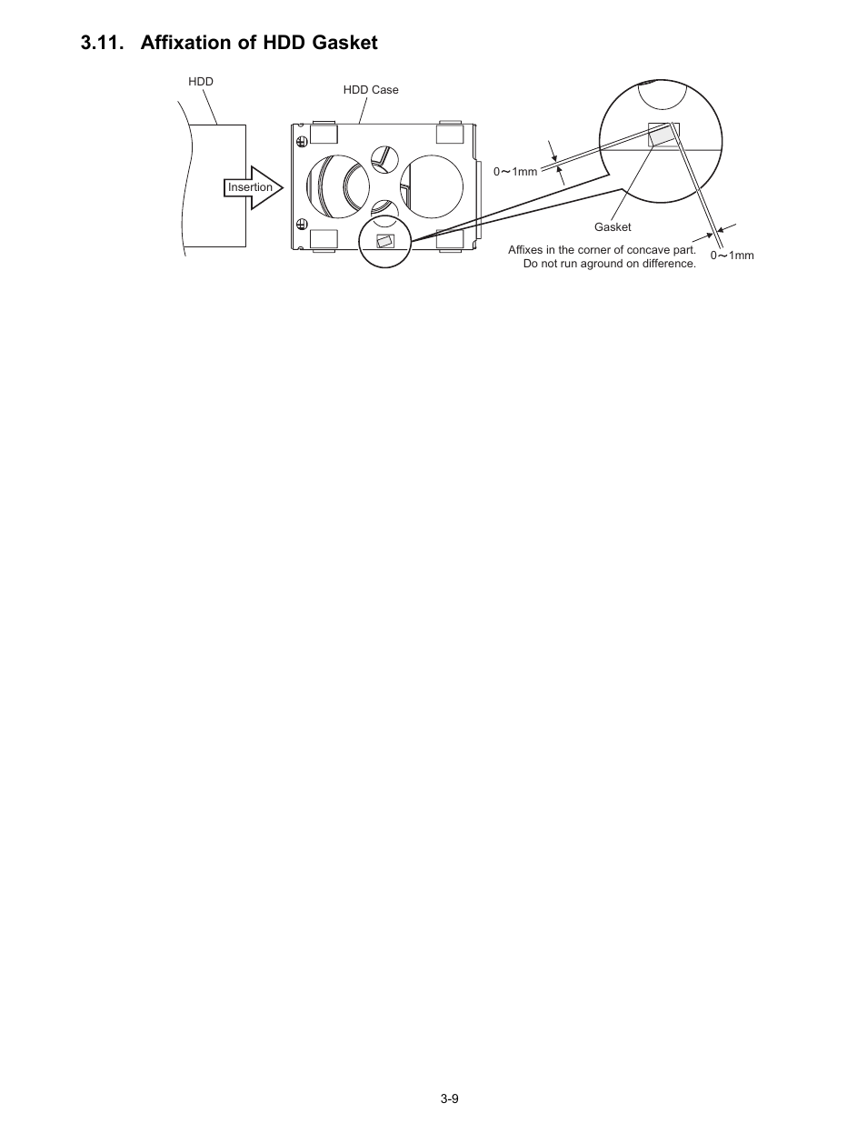 Affixation of hdd gasket | Matsushita CF-W4GWCZZ User Manual | Page 29 / 68