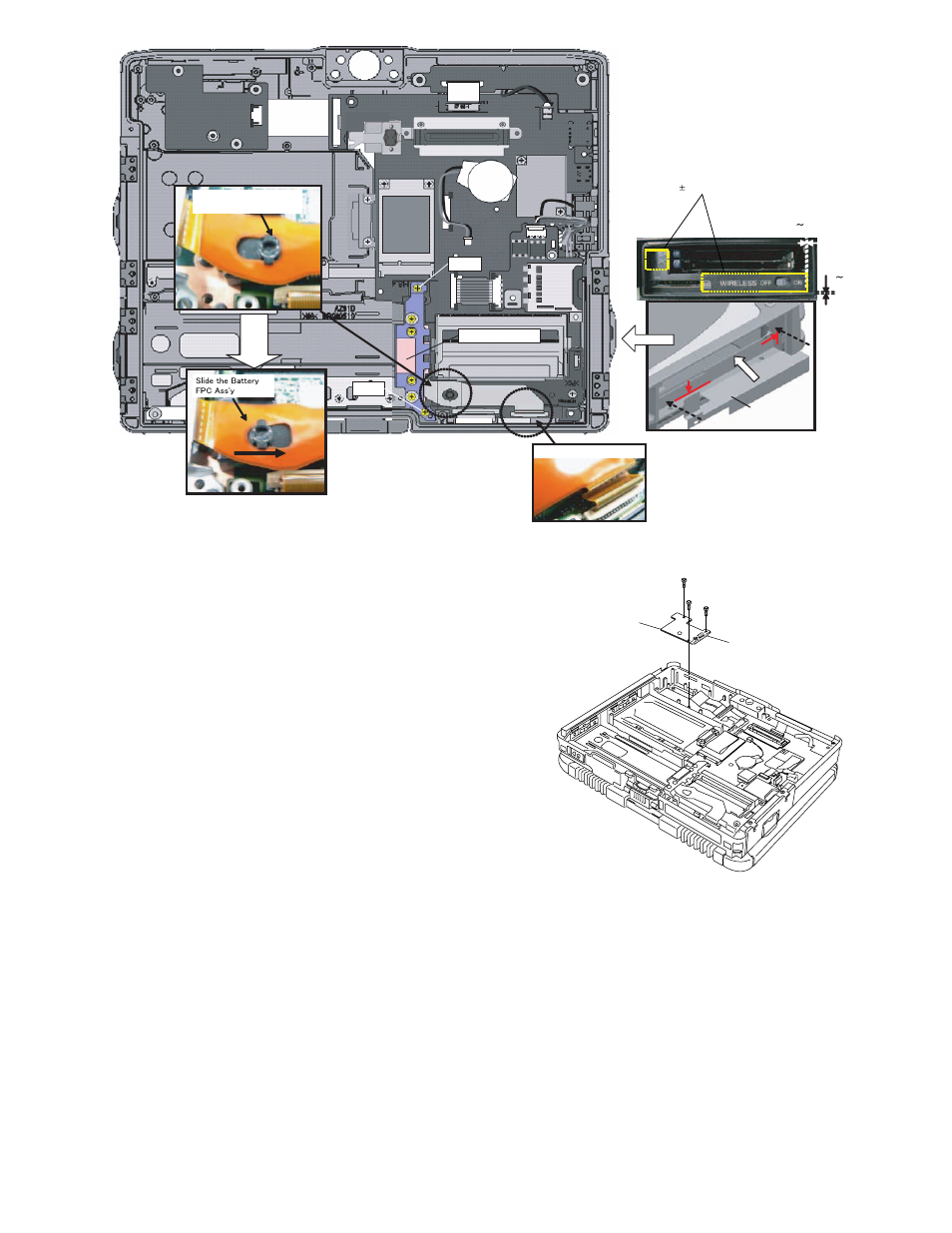 Setting the audio pcb | Matsushita CF-19FHGAX User Manual | Page 55 / 90