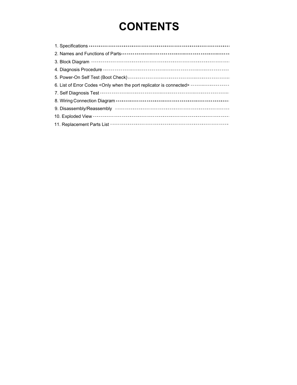 Matsushita CF-19FHGAX User Manual | Page 6 / 90
