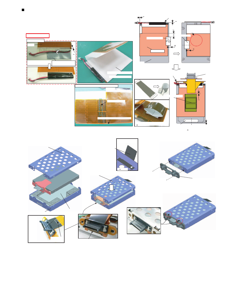 Assembly of the hdd assy, Safety working | Matsushita CF-19FHGAX User Manual | Page 65 / 90