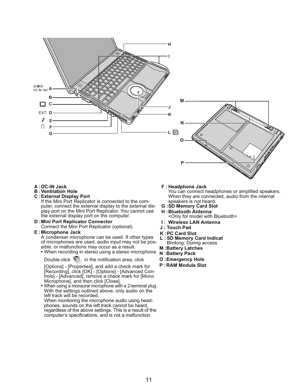 Matsushita CF-Y5LWVYZ 1 2 User Manual | Page 11 / 96