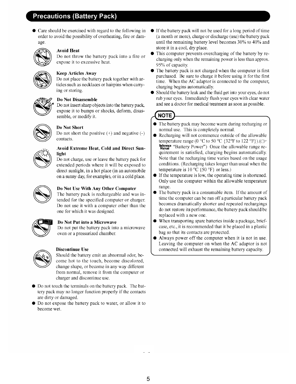 Matsushita CF-Y5LWVYZ 1 2 User Manual | Page 5 / 96