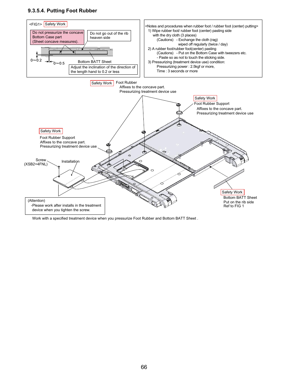 Putting foot rubber | Matsushita CF-Y5LWVYZ 1 2 User Manual | Page 66 / 96