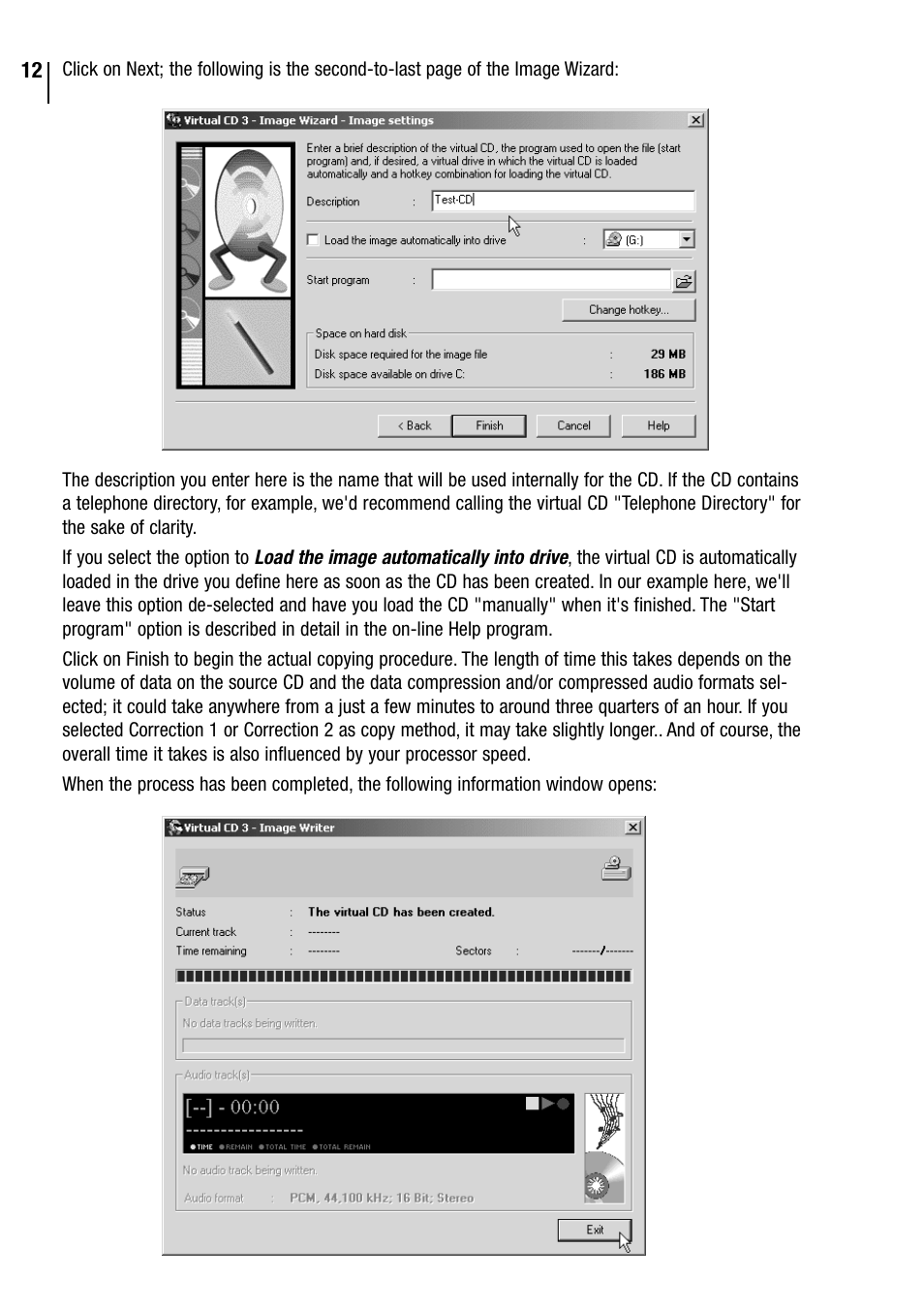 Microtest VIRTUAL CD v3 User Manual | Page 12 / 18