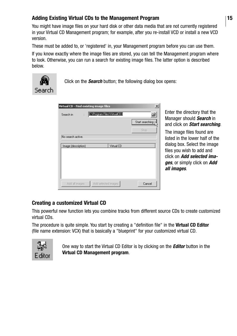 Microtest VIRTUAL CD v3 User Manual | Page 15 / 18
