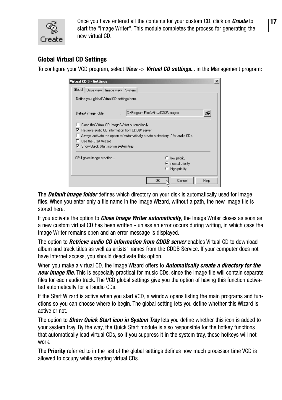 Microtest VIRTUAL CD v3 User Manual | Page 17 / 18