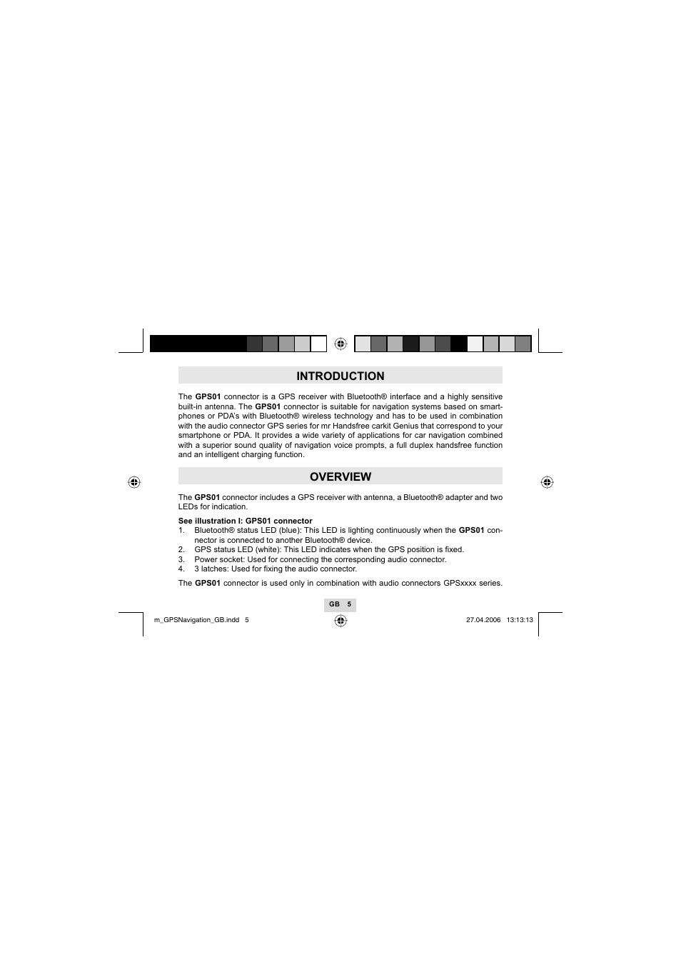 Introduction, Overview | Mr Handsfree GPS01 User Manual | Page 7 / 66