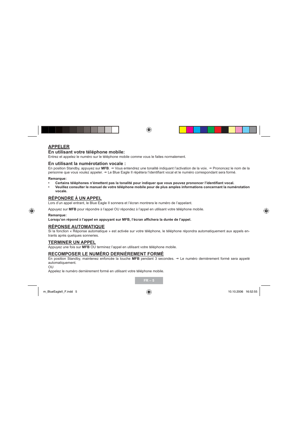 Mr Handsfree Blue Eagle II User Manual | Page 27 / 107