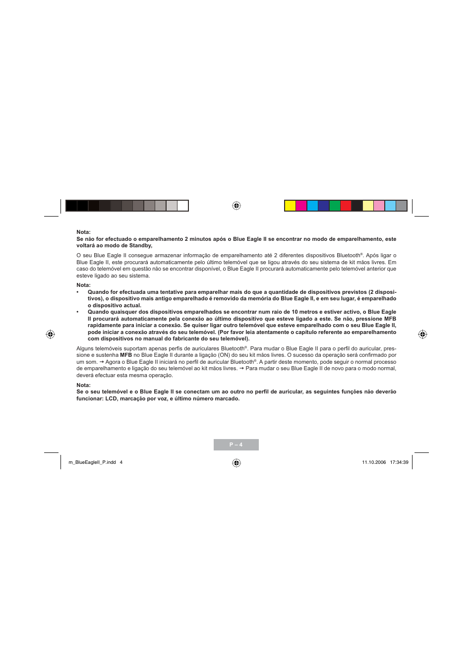 Mr Handsfree Blue Eagle II User Manual | Page 46 / 107