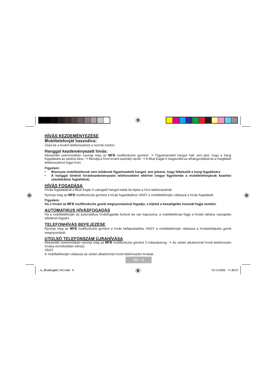 Mr Handsfree Blue Eagle II User Manual | Page 68 / 107
