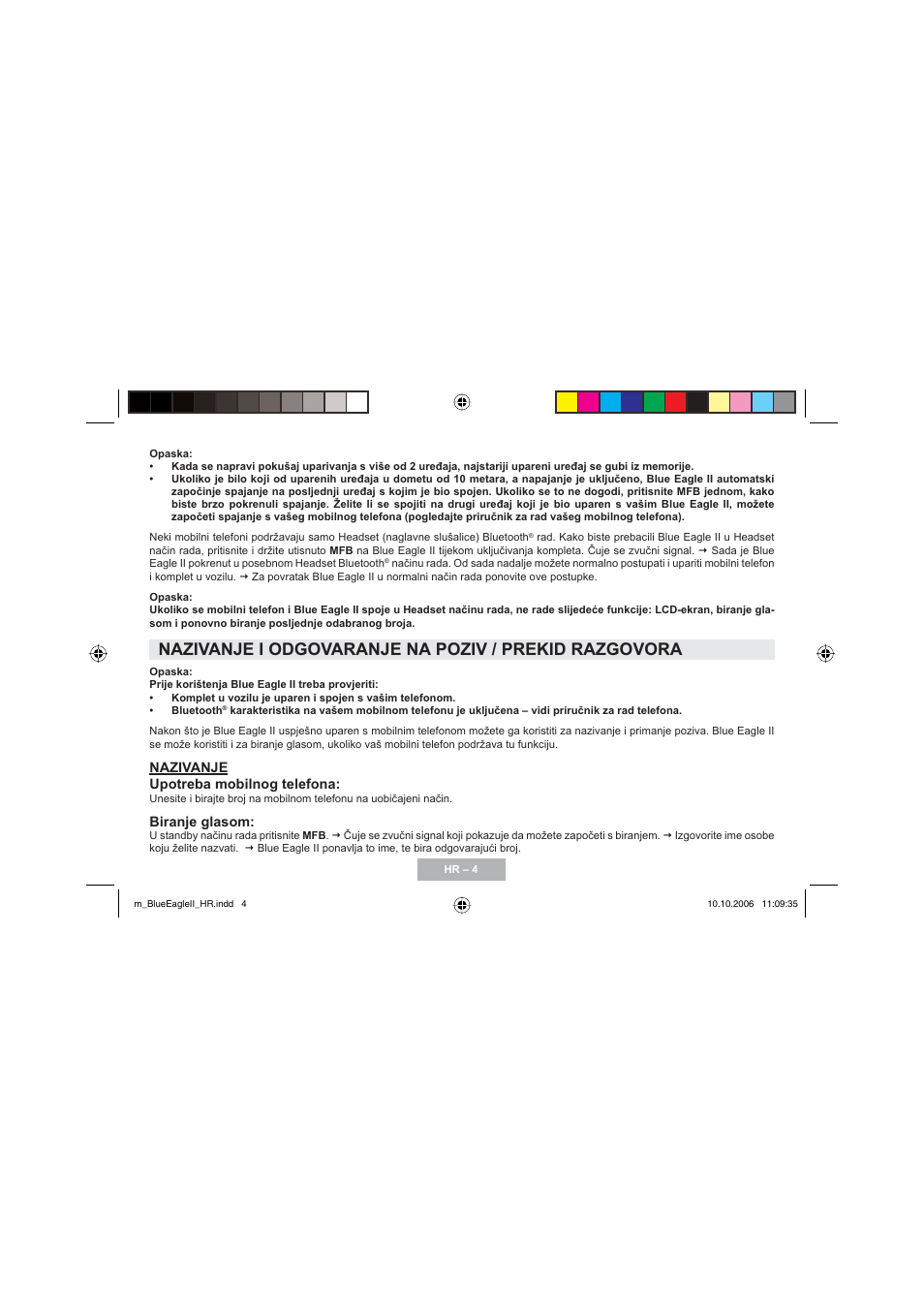 Mr Handsfree Blue Eagle II User Manual | Page 77 / 107