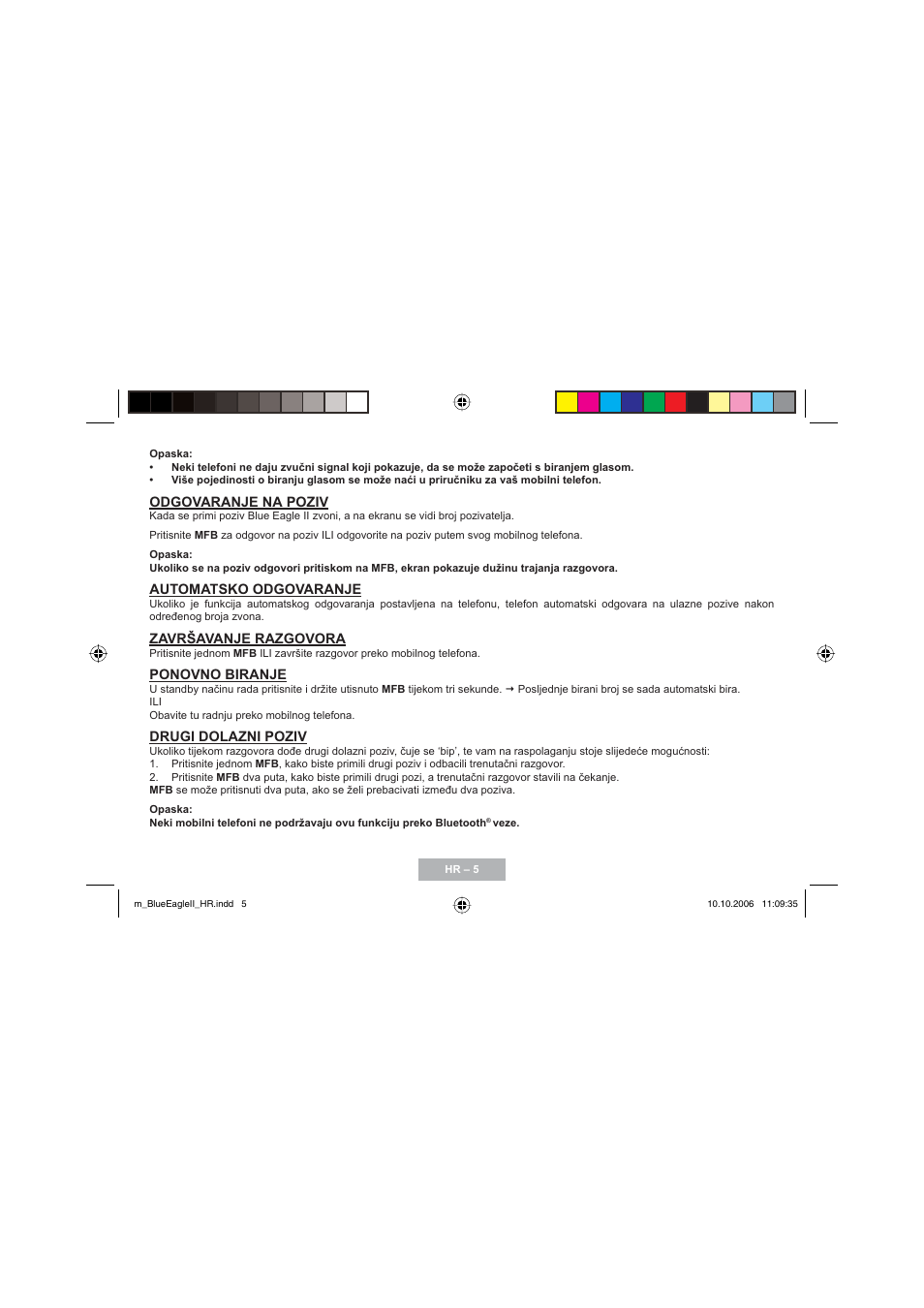 Mr Handsfree Blue Eagle II User Manual | Page 78 / 107