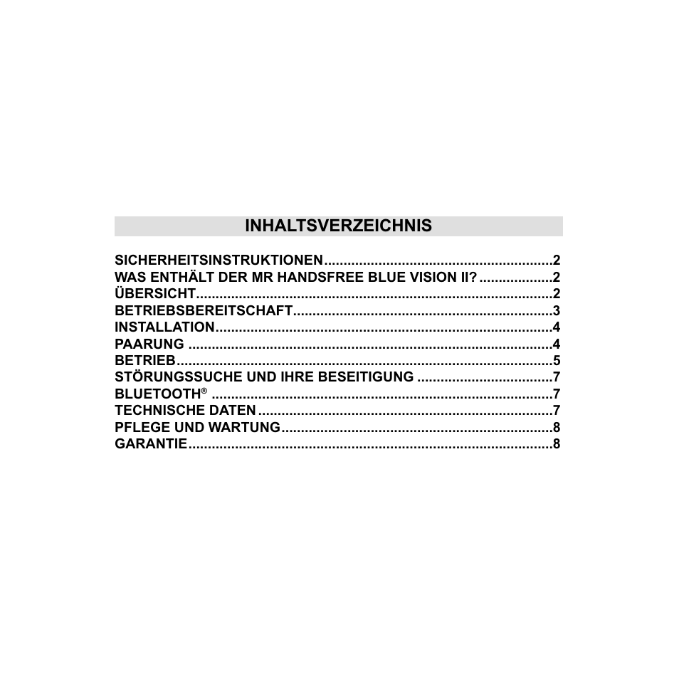 Mr Handsfree Blue Vision II User Manual | Page 28 / 95